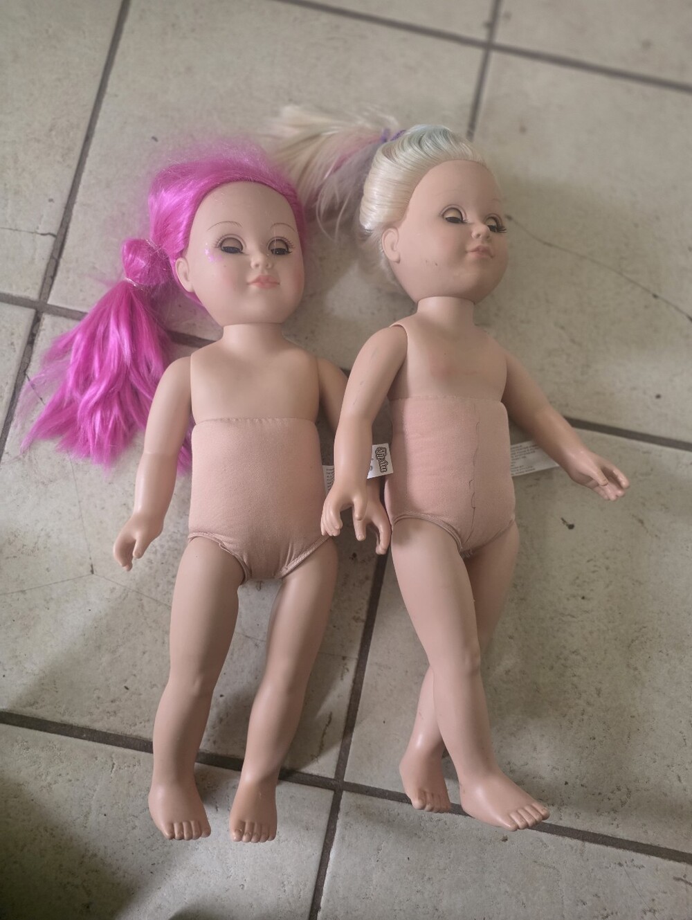 My Life Doll Lot Of 2 Dolls By Cititoy No Clothing